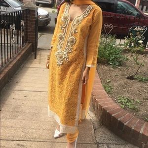 Embroidered Desi Outfit